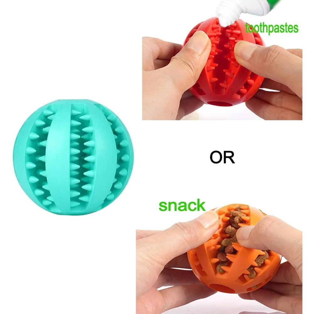 Dog Rope Ball Bite Resistance Training Ball with Rope Interesting Puzzle Teething Toy for Molar Teeth Cleaning Boredom Relieving