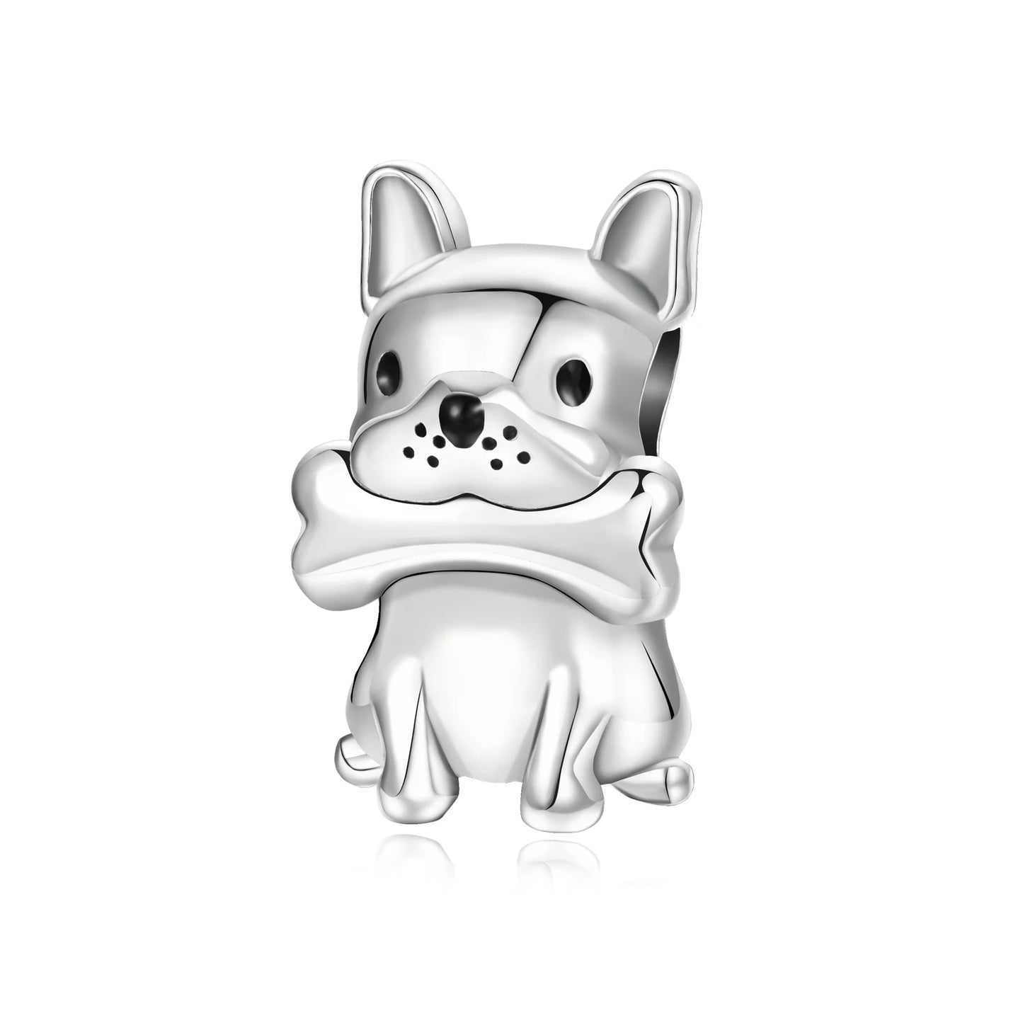 925 Sterling Silver Girl Holding Dog Charms Beads Fit Original 925 Bracelet Making Gift for Woman Jewelry Diy Fashion Pendant