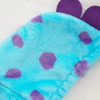the BLUE MONSTER - Dog Clothes Warm Fleece Pet Hoodies, Dog Clothes for Small Dogs, Winter Pet Clothing Puppy/Cat Dinosaur Costume, Chihuahua Jacket
