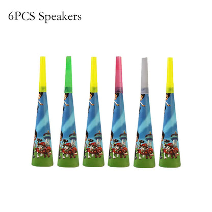 Paw Patrol Birthday Decoration Skye Birthday Decorations Set Balloons Backdrop Plates Cups Paw Patrol Birthday Party Favors Gift