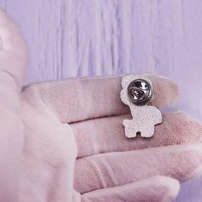 Vivi Dog with Balloons Enamel Pin Mini Puppy Bichon Frise Cute Dog Pet Brooch Badge