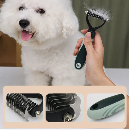 the BEAUTY TOOL SET - 8-in-1 Dog/Cat Grooming Comb Set, Pet Cleaning Brush Tool Set, Pet Multi-Functional Cleaning Set, Cat/Dog Hair Removal Brush Kit