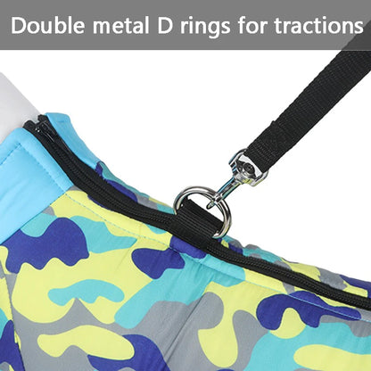 the SNOWPAWS INSULATED JACKET - Winter Warm Thick Pet Dog Jacket, Waterproof Dog Clothes for Small/Medium Dogs, Puppy Coat, Chihuahua/French Bulldog/Pug Clothing