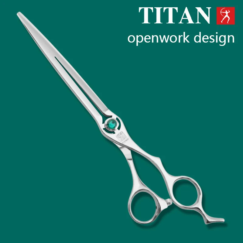 TITAN 7.0 7.5 inch professional  grooming scissors pet tools dog cut machine pet grooming Scissors