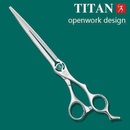 TITAN 7.0 7.5 inch professional  grooming scissors pet tools dog cut machine pet grooming Scissors