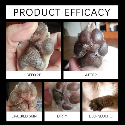 the PET PAW STICK - Pet Paw Balm, Helps Soothe and Protect Dry Cracked Noses/Paws with Natural Dog Paw Oil, Moisturizing Paw Protectant Pet Care