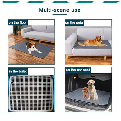 Dog Pee Pad Blanket Reusable Absorbent Diaper Washable Puppy Training Pad Pet Bed Urine Mat for Pet Car Seat Cover Pet Supplies