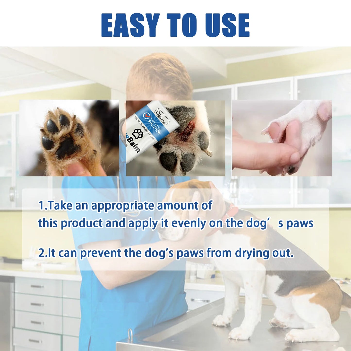 the PROTECTED PAW BALM - Pet Paw Balm for Dog, Natural Moisturizing Feet Repair, Dry Cracked Relieve Discomfort All Season Pet Paw Protection Cream