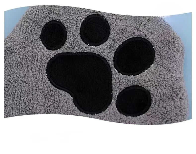 Pet Grooming Glove Quick Drying Dogs Paw Towel Microfiber Double Sided Dogs Grooming Mitt for Medium Small Dogs