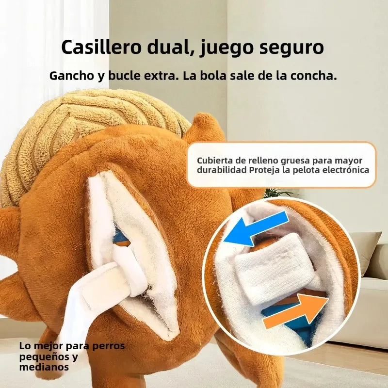 Dog toy plush vibrating ball pet voice automatic walking dancing crab cat dog toy fun interaction rechargeable pet toy for dog