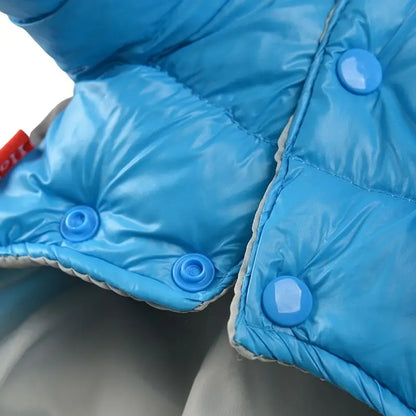 Winter Warm Dog Clothes For Small Dogs Chihuahua Waterproof Hooded Puppy Down Jacket French Bulldog Hoodies Jumpsuit Overalls