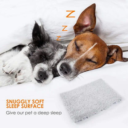 the PAWPLUSH SLEEP MAT - Plush Dog Cushion, Washable Soft Pet Dog Bed Sleeping Mat, Cat/Dog Beds, Dog Pad, Winter Warm Pet Blanket, Large/Medium Dog Cushion