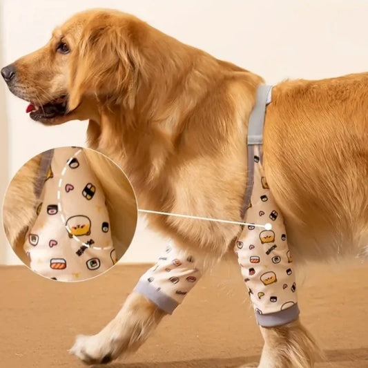 New Dog Knee, Leg, and Elbow Protective Clothing - Large Dog Wear resistant and Dirty Joint Protective Cover - Pet Clothing