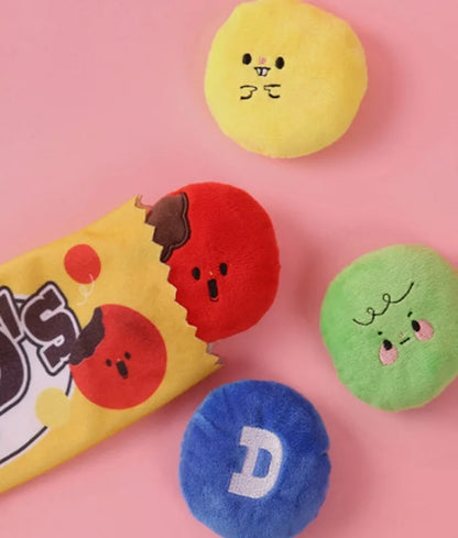 Ins Cute Tibetan Food Sound Toy Slow Food Plush Pet Toy Candy Small Dog Sniffing Food Mat Pet Dog Toy Puppy Accessories Gift