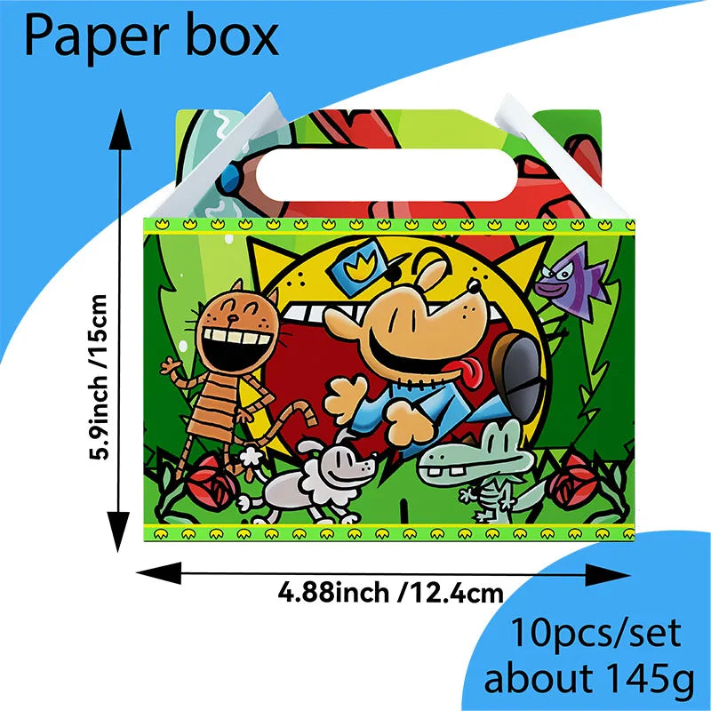 Dog Man Plate Napkin Cups Dog Man Party Supplies Balloons Kids Birthday Party Decoration Baby Shower Girl Kid Birthday Supplies