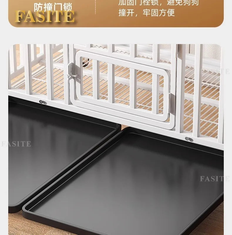 Dog cage Large medium small dog bold indoor separation with toilet Corgi Teddy Golden Retriever Pet Villa