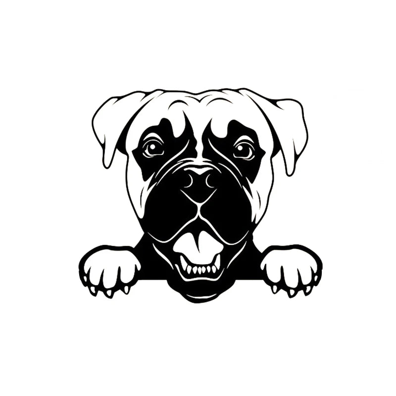 Cars Accessorie Decals Funny Dog With Name Car Decal Dogs Pet Animals Laptop Vinyl Sticker For Apple MacBook Pro/Air Decoration