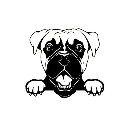 Cars Accessorie Decals Funny Dog With Name Car Decal Dogs Pet Animals Laptop Vinyl Sticker For Apple MacBook Pro/Air Decoration