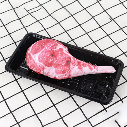 the MEATYMUNCH SQUEAKY - Simulation Steak Pet Chew Sound Dog Toy for Dogs, Bite Resistant Squeaky Puppy/Cat Toys, Pets Products