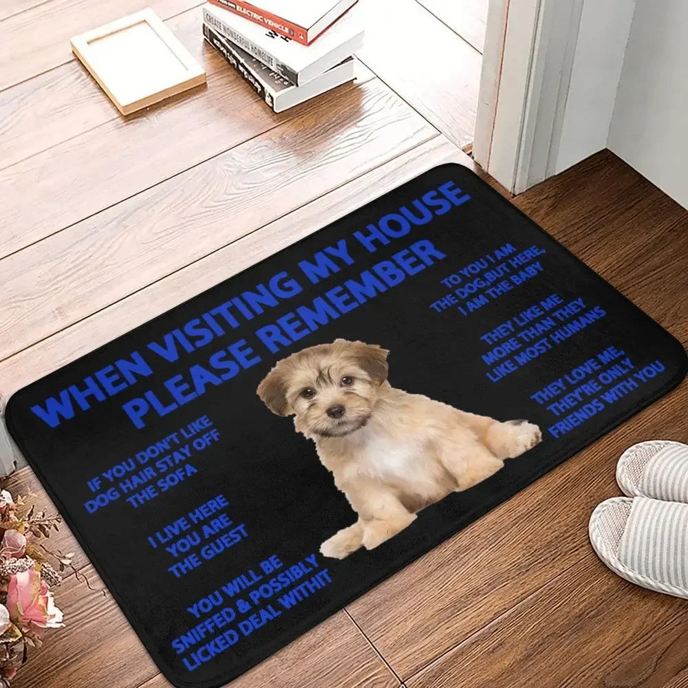 Beagle Dog Doormat Non-Slip Kitchen Bath Mat Living Room Door Floor Entrance Carpet Rug