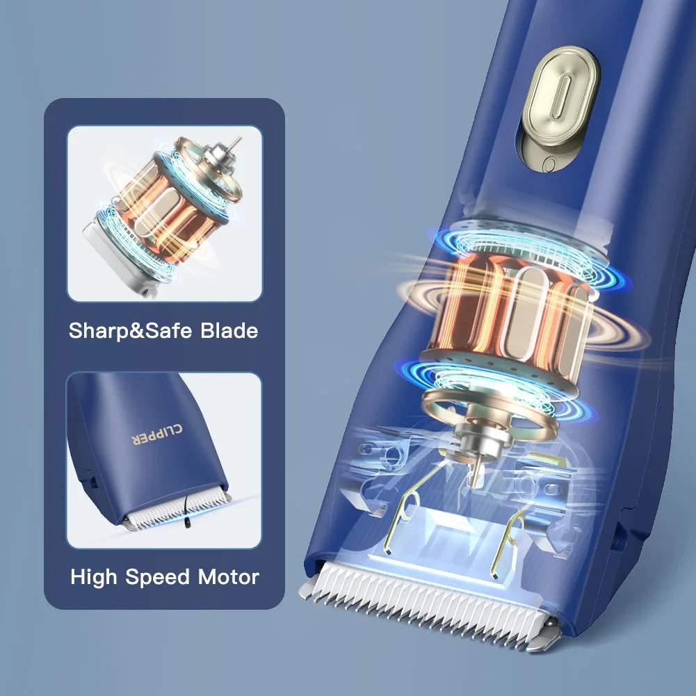 Small Dog Hair Clipper Electric Grooming Trimmer for Pets USB Rechargeable Cat Shaver Animals Haircut Machine waterproof