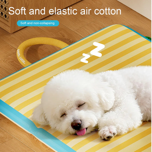 Pet Mat Waterproof Foldable Soft Washable Cushion Breathable Warm Reversible for Puppy Kitten Multi-functional use