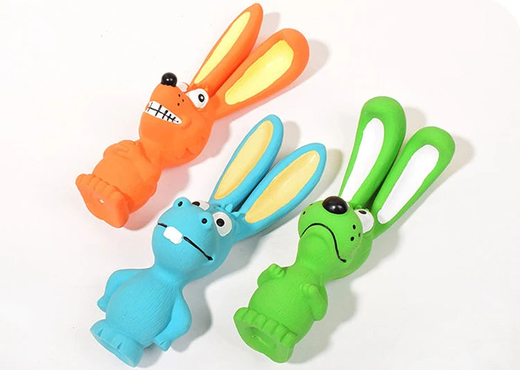 Latex Pet dog toys Squeaky Pets Chew Toys for Small Medium Dogs Bite Resistant Dog Cleaning Tooth Toys Pet Supplies