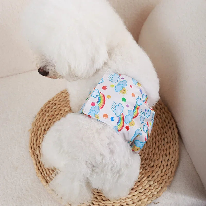 Washable Male Dog Physiological Pants Reusable Sanitary Underwear Belly Wrap Band Cotton Diaper For Large Small Medium Dog