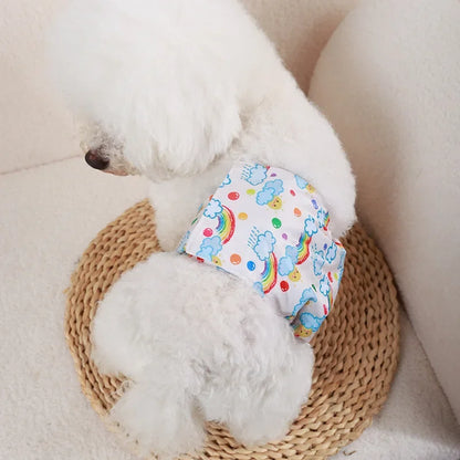 Washable Male Dog Physiological Pants Reusable Sanitary Underwear Belly Wrap Band Cotton Diaper For Large Small Medium Dog