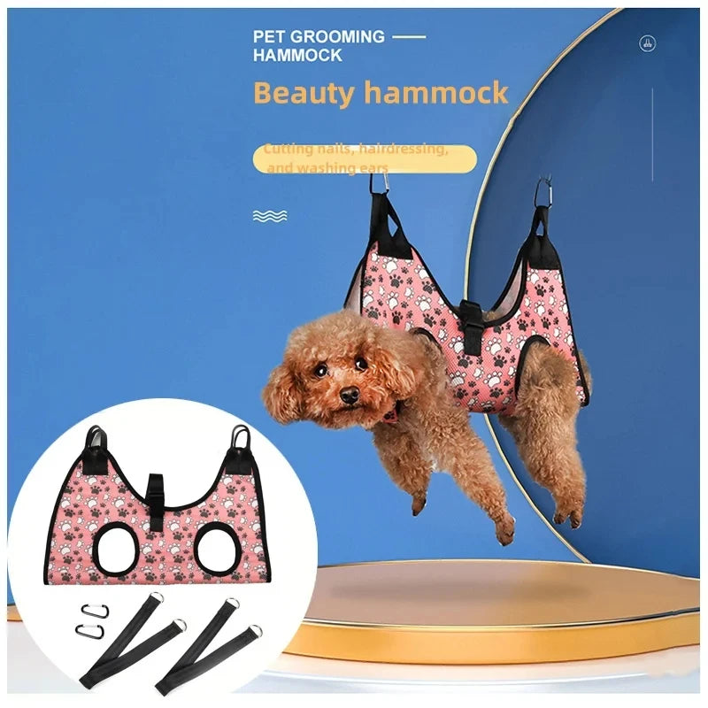 Dog Hammock - Pet Grooming Harness for Nail Trimming Cutting Anti Scratch Dog Sling Bag For Dogs Cats Grooming Supplies