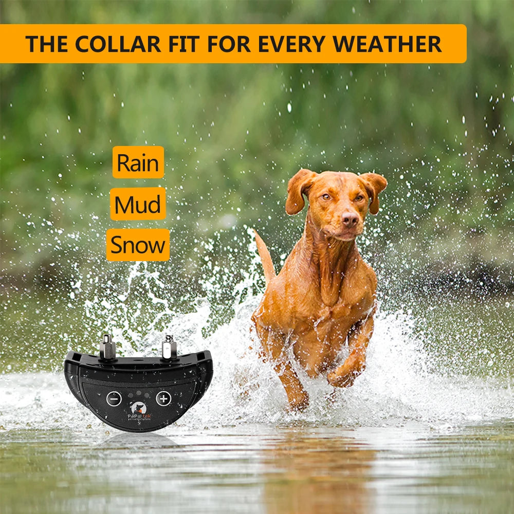the SERENIPET BARK TRAINER - Paipaitek Anti-Bark Collar, Pet Dog Anti-Barking Automatic Collar, IP65 Waterproof Dog Training Collar with 5 Sensitivity Levels