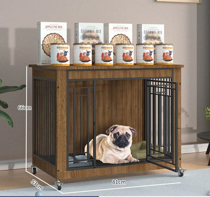 Heavy Duty Large Dogs Cage High Strength Steel Wood Easy To Install Dog Crate Pet Dog Kennel