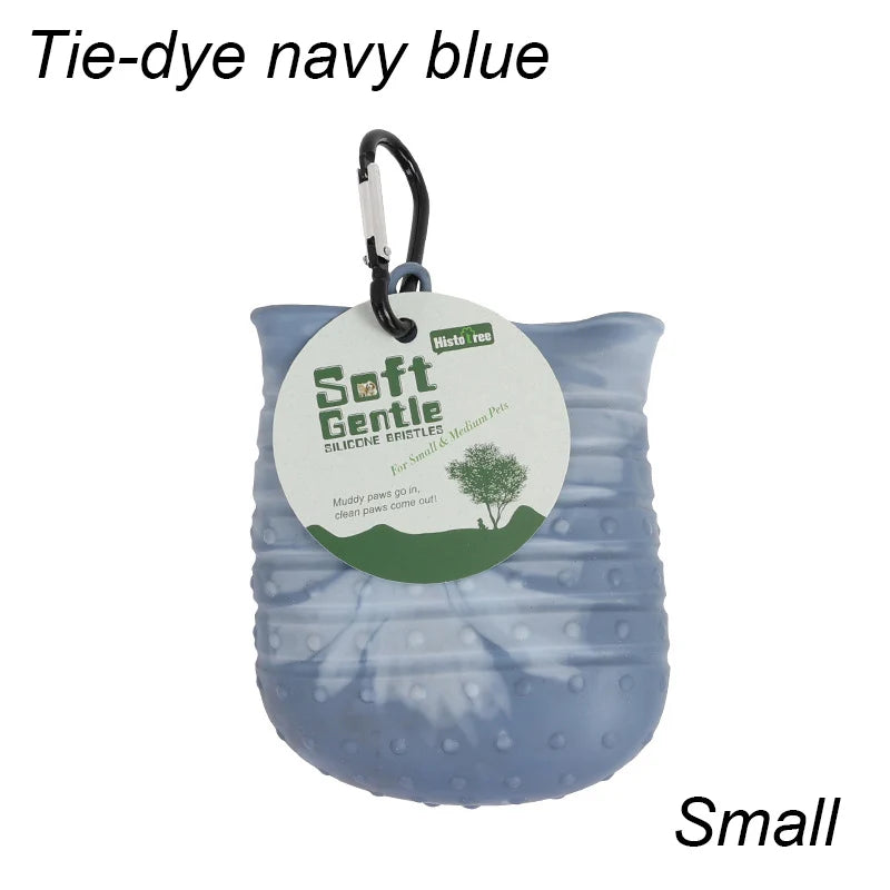 the SCRUBBER - Dog Foot Wash Cup, Portable Paw Clean Tools for Dogs, Large/Medium Dog Foot Washer, Scrubber Dog Muddy Dirty Paw Cleaning Cup 1pcs