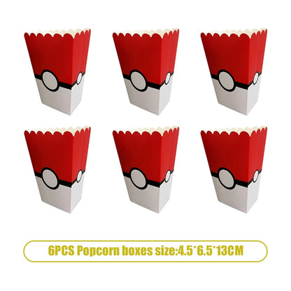 Pikachu Birthday Pokemon Party Decorations Pikachu Foil Balloons Disposable Tableware Plate Napkin Banner For Boy Party Supplies