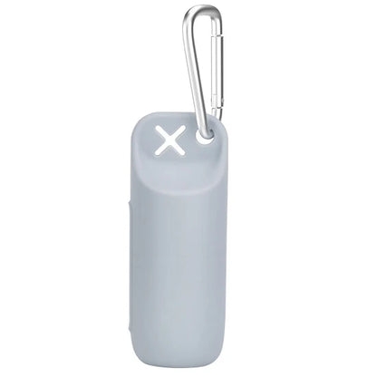 the SILIGO WASTE KEEPER - Silicone Dog Poop Bags Holder, Dog Bags Dispenser, Walking/Stand Portable Feces Collection Bag, Hanging Ring Silicone Storage Box