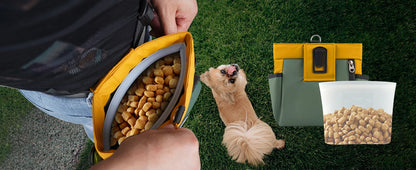 the TRAIL PACK - Hot Sale Dog Treat Bag for Training/Walking, Portable Pet Snack Pouch with Waist Belt, Durable Waterproof