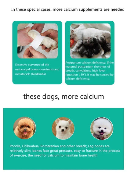 Pet Chondroitin large bone calcium Tablets 180 tablets joint Shu nutritional supplements for dogs daily health care