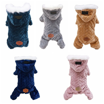 Winter Warm Pet Dog Jumpsuit Windproof Dog Clothes for Small Dogs Chihuahua Jacket Yorkie Costumes Shih Tzu Coat Poodle Outfits