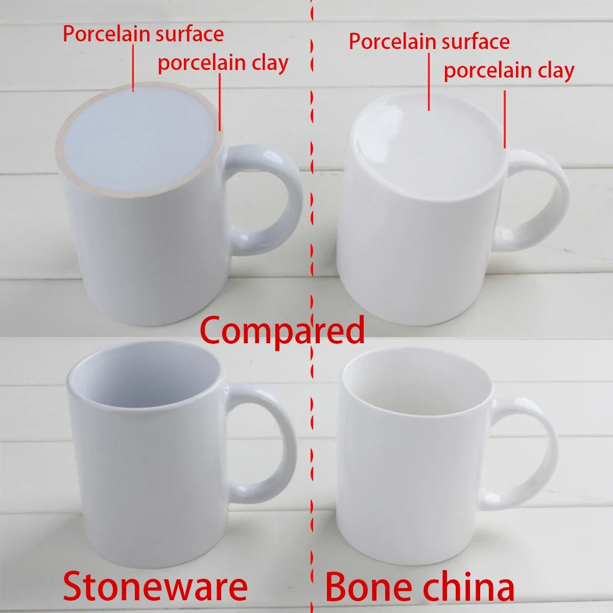 Ceramic Dog Lovers Mug - Insulated Reusable Coffee Cup with "Dogs Make Me Happy" Design - Machine Washable Multipurpose Gift for