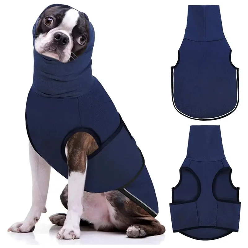 the CALMING VEST - Dog Anxiety Vest, Thunder Jacket for Large Dog, Calming Jacket with Hoodie, Dog Anxiety Jacket, Dog Hoodies for Noise