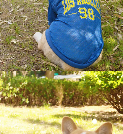 Summer Pet Dog Cooling Vest Fashion Soft Clothing Summer Casual Shirts Small Medium Large Dogs Puppy French Bulldog Pet Clothes