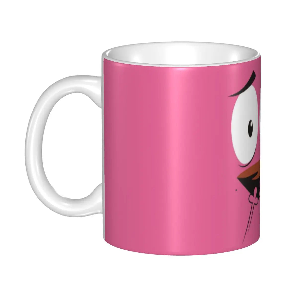 Personalized C-Courage The Cowardly Dog Coffee Mug DIY Ceramic Milk Tea Mug Cup