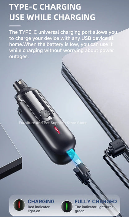 Electric Dog Nail Grinder Pet Nail Clipper USB Rechargeable Pet Nail Trimmers Painless with Polisher Wheel for Small/Large Pets