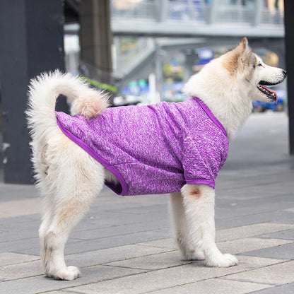 Dog Sweatshirts For Medium and Large Pet Golden Satsuma Huskies Border Collies Autumn and Winter Clothes Pet Supplies Clothing