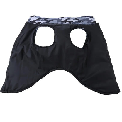 Winter Warm Big Dog Clothes Camouflage Sleeveless Pet Vest Jacket Windproof Large Dog Coat Zipper D-ring 4XL-6XL Puppy Outfits