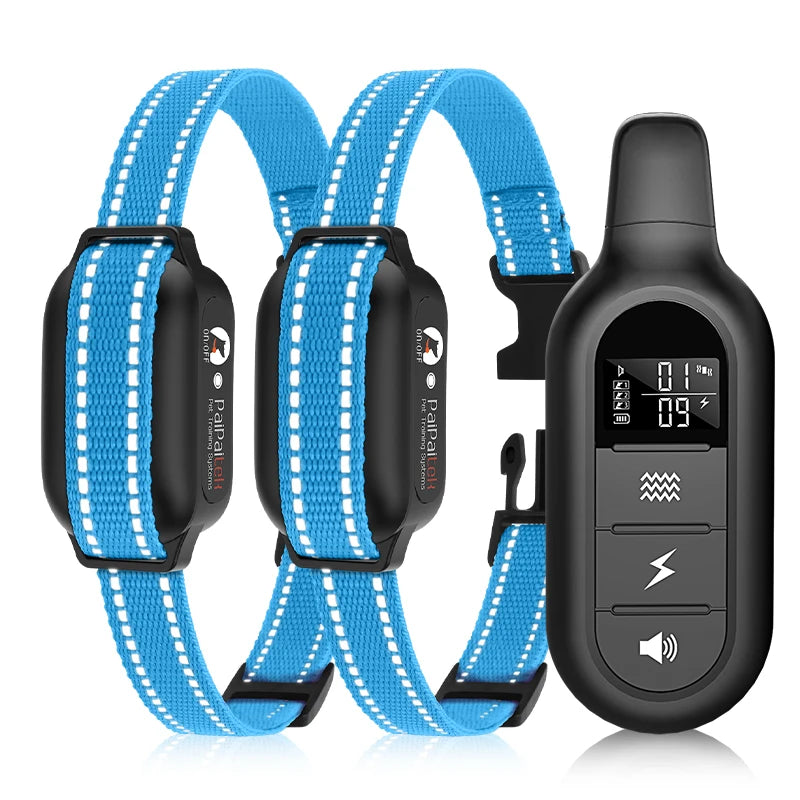 the DOG TRAINER COLLAR - Dog Training Collar with Remote 3300ft, Electric Dog Shock Collar for 3 Training Modes, Dogs E-Collar for Small/Medium/Large Dogs