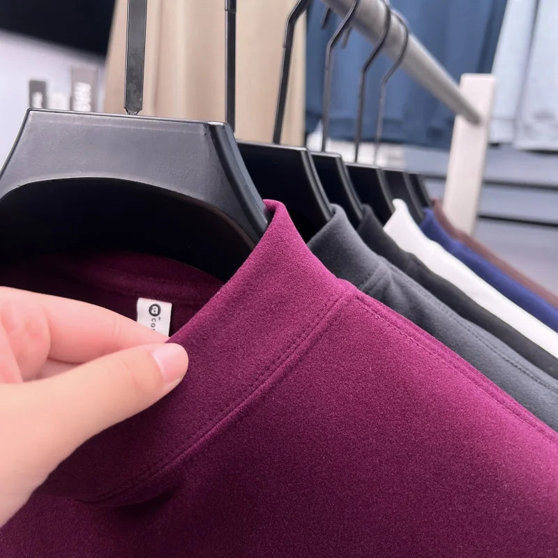 the KING CANINE - Men's Autumn Long-Sleeved T-Shirt, Half-Neck Collar Quality Print Puppy Sweatshirt, Comfortable Casual Underwear Men's Clothing