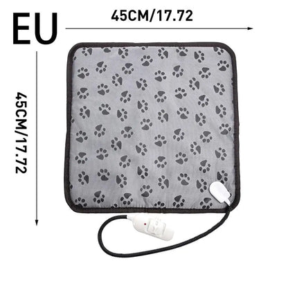 Pet Electric Blanket Winter Warming Pad Cat Dog Heated Nest Waterproof Warmer Power-Off Protection Bite-Resistant Mat Bed