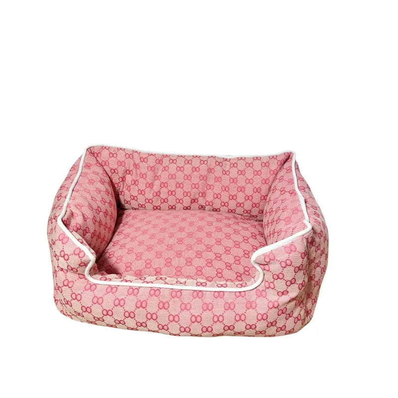 Winter Dog Bed House Small Dogs Warm Heated Washable Removable Cushion Indoor Pet Bed for Puppy Cats Anti-Cold Hot Selling