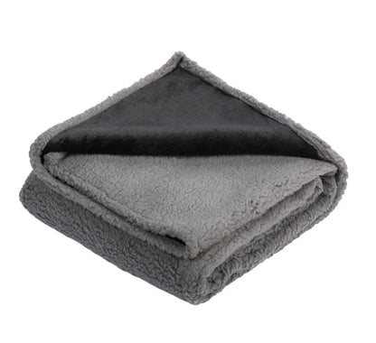 Waterproof Soft Pet Blanket Liquid Pee Proof Dog Blanket for Sofa Bed Couch, Reversible Sherpa Fleece Furniture Protector Cover